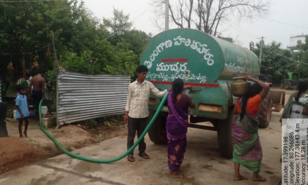 మిషన్ భగీరథ అధికారుల నిర్లక్ష్యంపై భగ్గుమంటున్న ముచ్చర్ల ప్రజలు